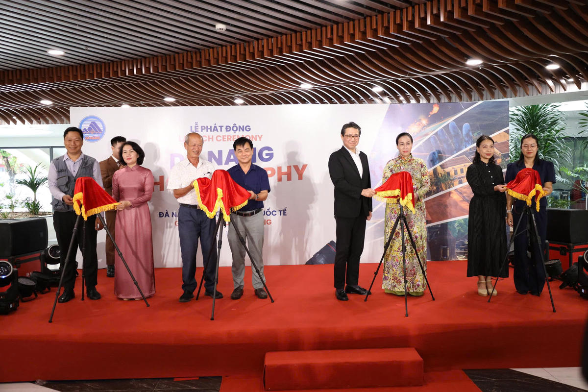 Cuộc thi được phát động tại Công viên APEC, biểu tượng cho tinh thần kết nối và hội nhập của Đà Nẵng. Ảnh: Nguyễn Tú.