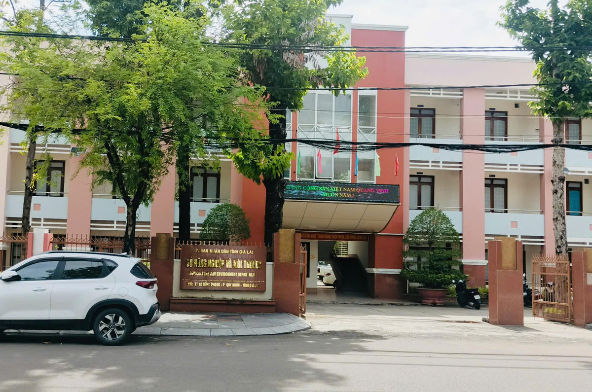 Một góc cơ quan Sở Nông nghiệp và Môi trường tỉnh Gia Lai. Ảnh: ĐS.