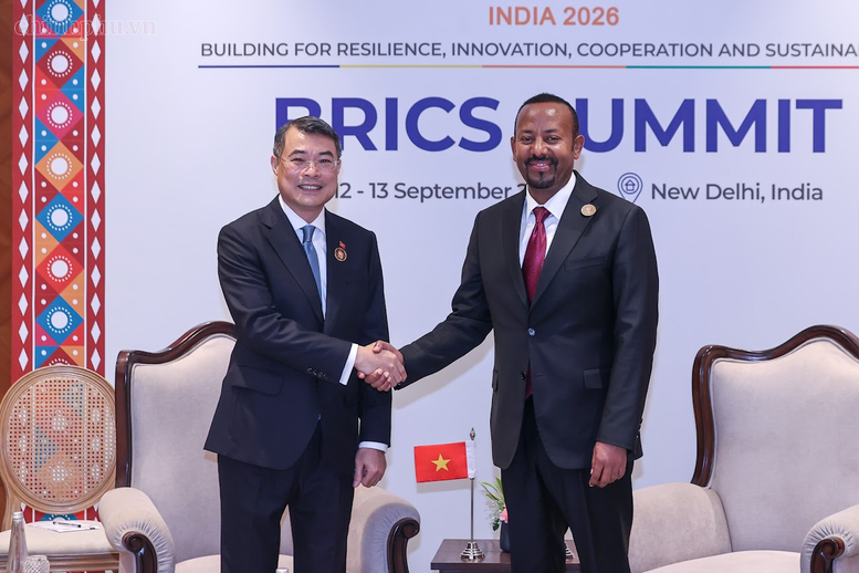 Thủ tướng Lê Minh Hưng gặp Thủ tướng Ethiopia