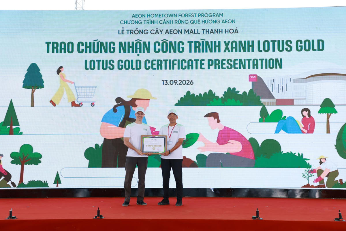 Gieo trồng 5.000 cây xanh tại Aeon Mall Thanh Hoá