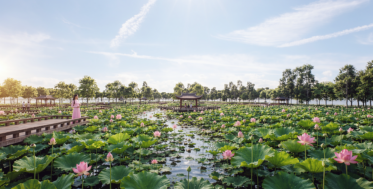 Phối cảnh Hồ Tây trong tương lai.