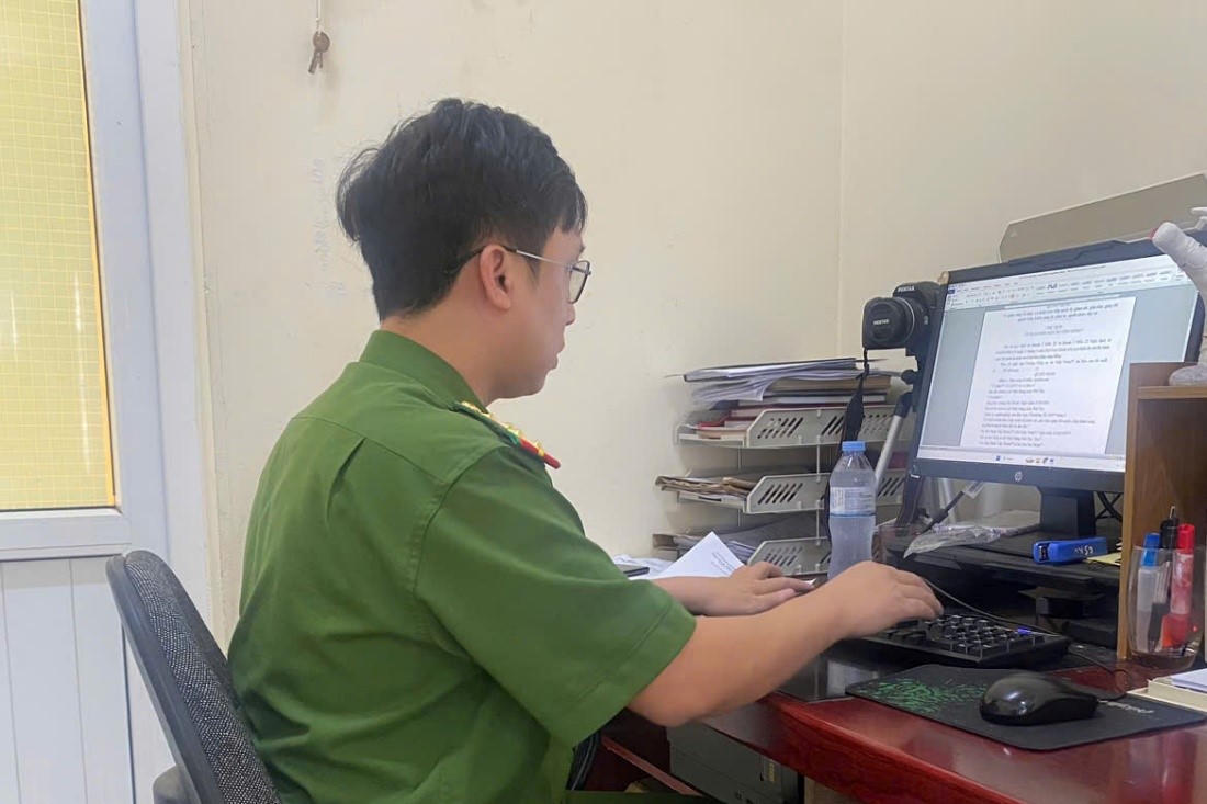 Đại úy Nguyễn Ngọc Duy. Ảnh: Công an tỉnh Phú Thọ.