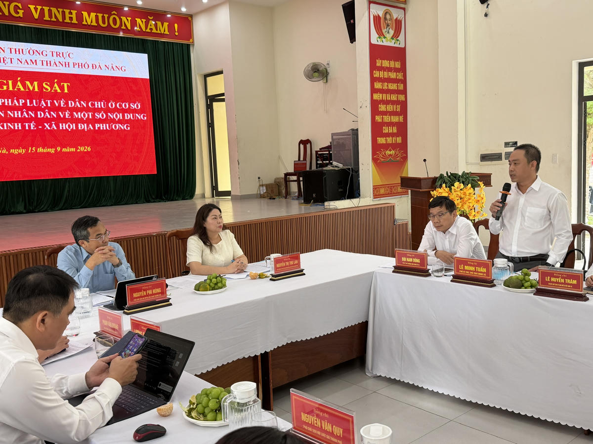 Ông Lê Minh Tuấn, Chủ tịch UBND xã Bà Nà. Ảnh: Nguyễn Tú.