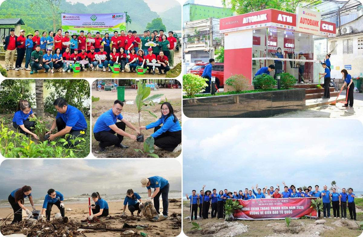 Tuổi trẻ Agribank triển khai nhiều hoạt động bảo vệ môi trường và hướng tới phát triển bền vững tại các địa phương trên cả nước