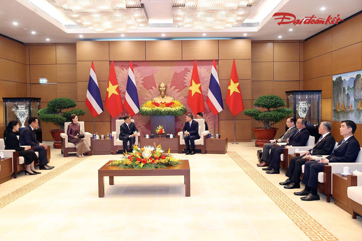 Quang cảnh buổi hội kiến. Ảnh: Quang Vinh