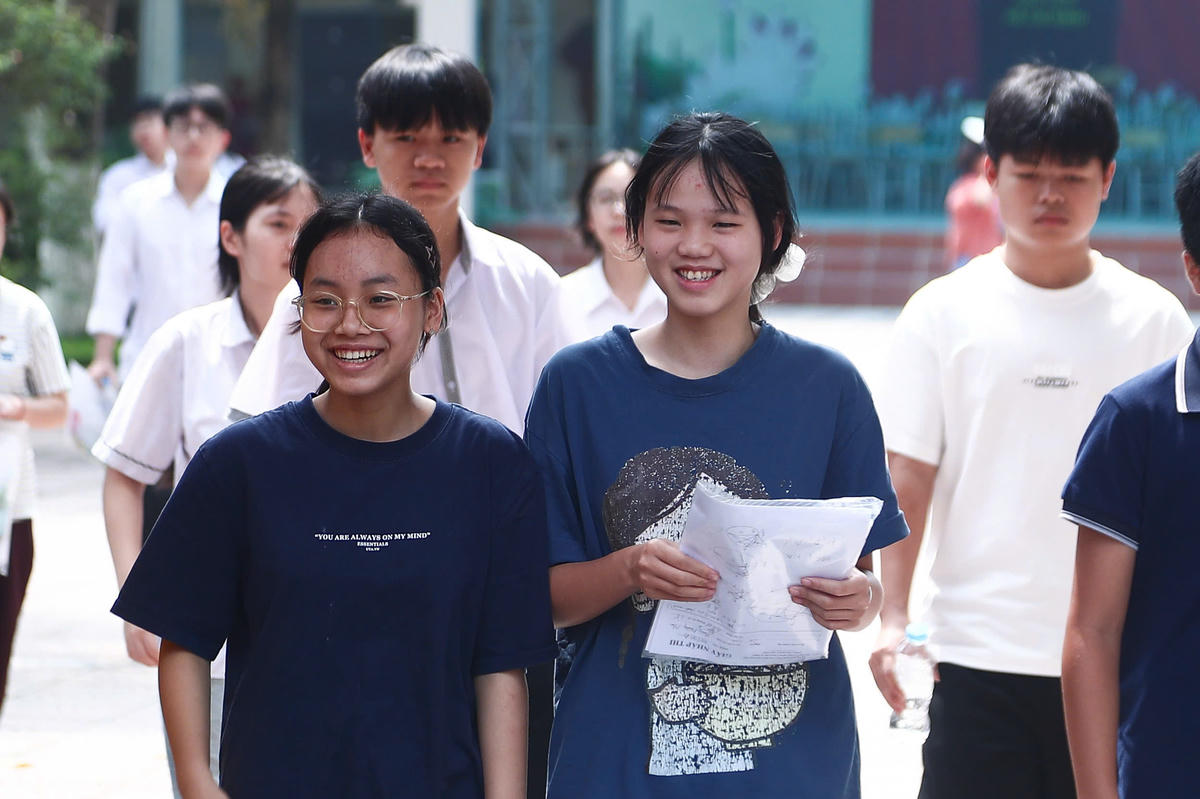 Thí sinh tại kỳ thi tuyển sinh vào lớp 10 của Hà Nội năm học 2026-2027. Ảnh: Lê Khánh