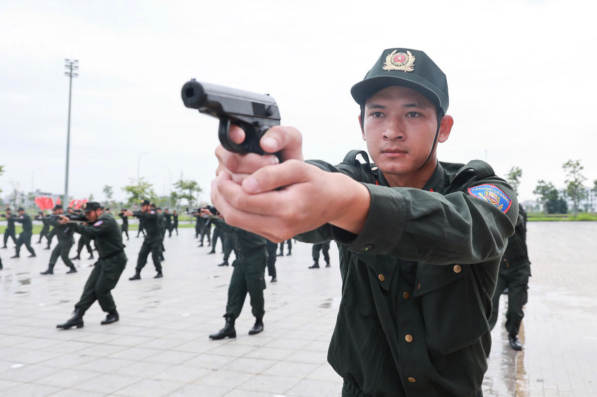 Công an tỉnh Bắc Ninh nghiệm thu kết quả huấn luyện Trung đoàn Cảnh sát Cơ động dự bị chiến đấu năm 2026