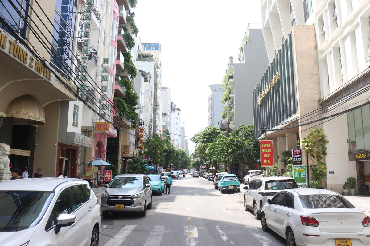Tuyến phố du lịch xanh Hà Bổng. Ảnh: Nguyễn Tú.