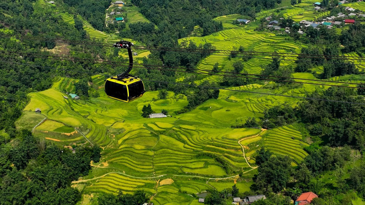 Cáp treo Fansipan từ lâu đã trở thành động lực tăng trưởng của du lịch Sa Pa.
