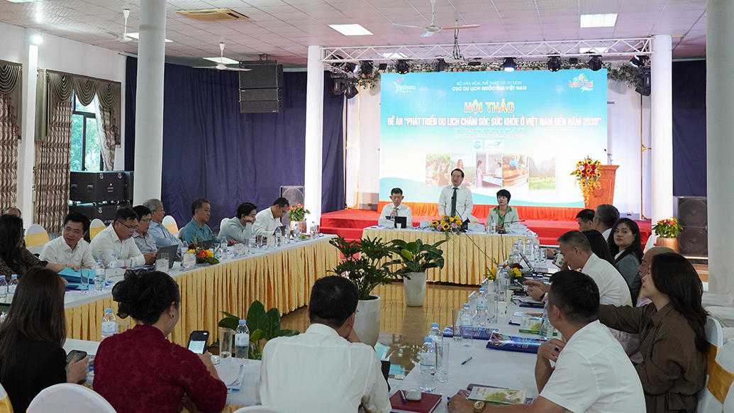 Toàn cảnh hội thảo xây dựng Đề án “Phát triển du lịch chăm sóc sức khỏe ở Việt Nam đến năm 2030”. Ảnh: BTC.