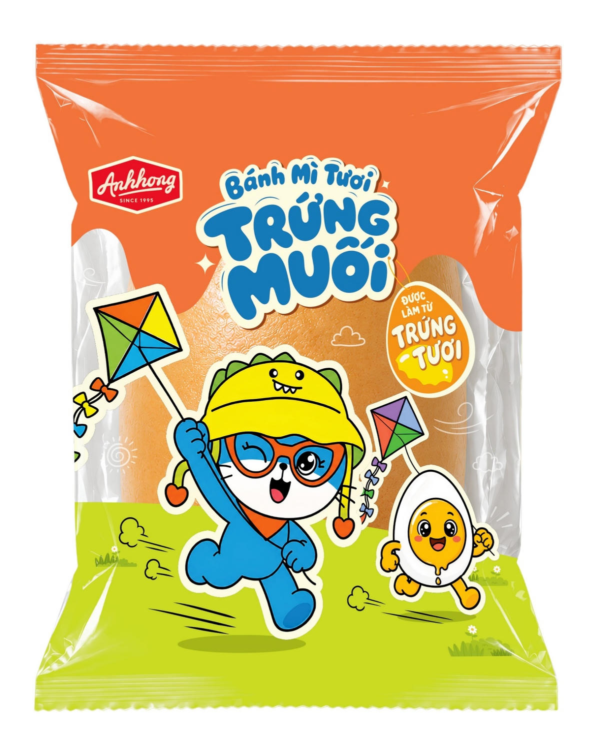 Bánh mỳ trứng muối là một trong những sản phẩm bánh mì tươi sắp ra mắt tại thị trường Hồ Chí Minh .