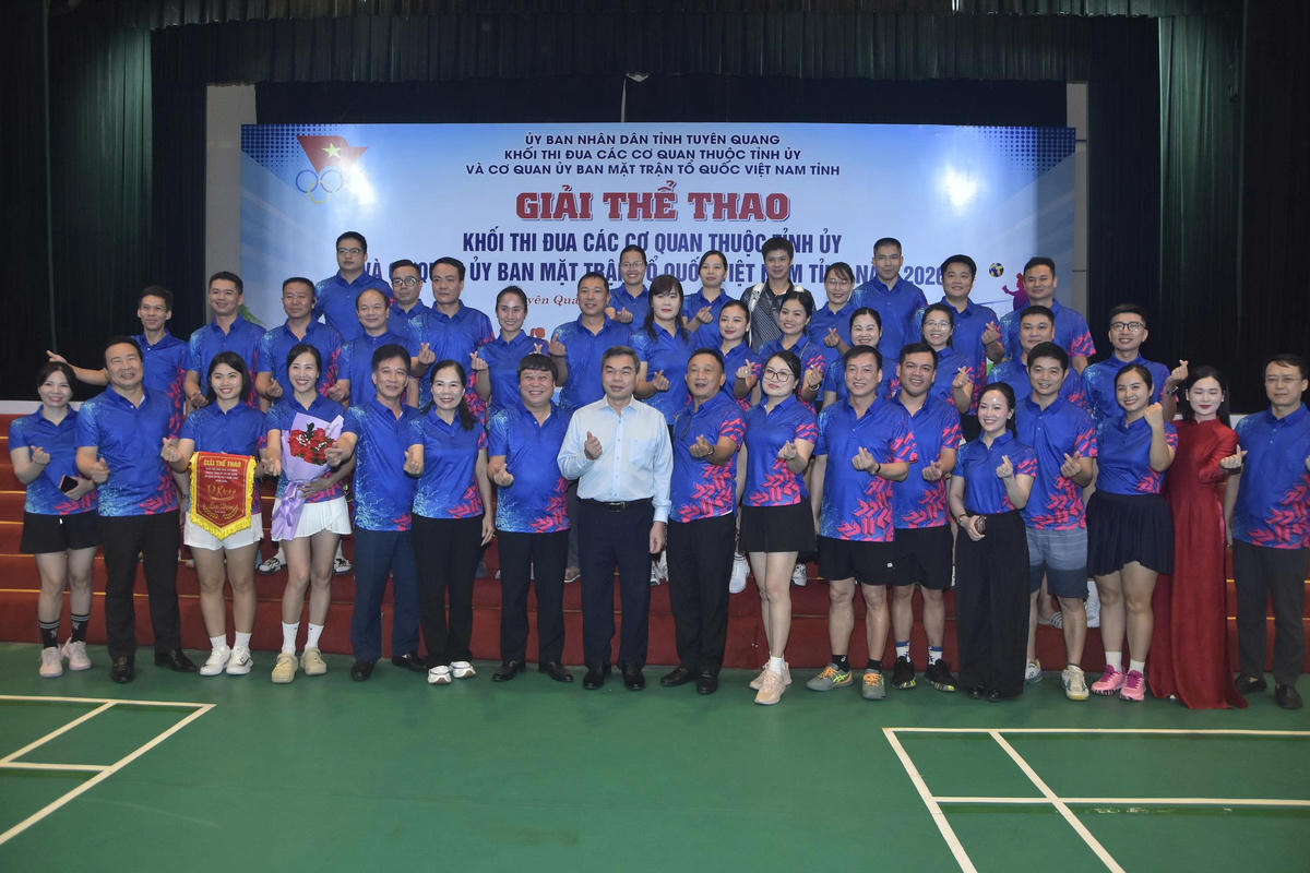 Tuyên Quang: Sôi nổi Giải thể thao Khối thi đua các cơ quan thuộc Tỉnh ủy và Mặt trận Tổ quốc