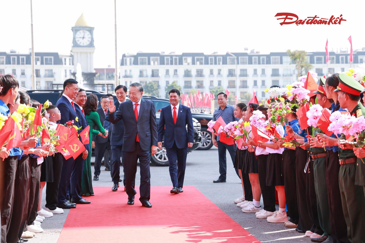 Tổng Bí thư, Chủ tịch nước Tô Lâm dự buổi lễ. Ảnh: Quang Vinh