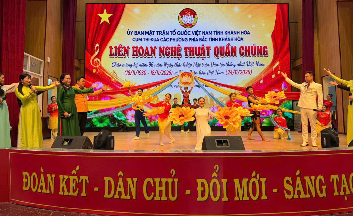 Khánh Hòa: Liên hoan Nghệ thuật quần chúng Cụm thi đua phía Bắc