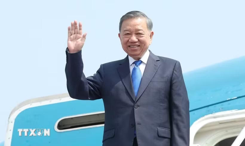 Tổng Bí thư, Chủ tịch nước Tô Lâm lên đường dự Phiên thảo luận cấp cao Đại Hội đồng Liên hợp quốc Khóa 81, hoạt động song phương tại Hoa Kỳ và thăm cấp Nhà nước Canada. (Ảnh: Thống Nhất/TTXVN).