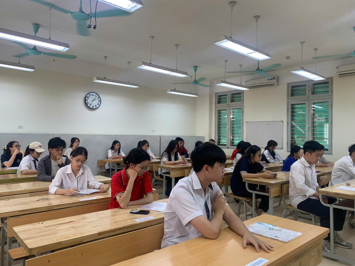Thí sinh dự thi tốt nghiệp THPT 2026. Ảnh: Thanh Hoa.