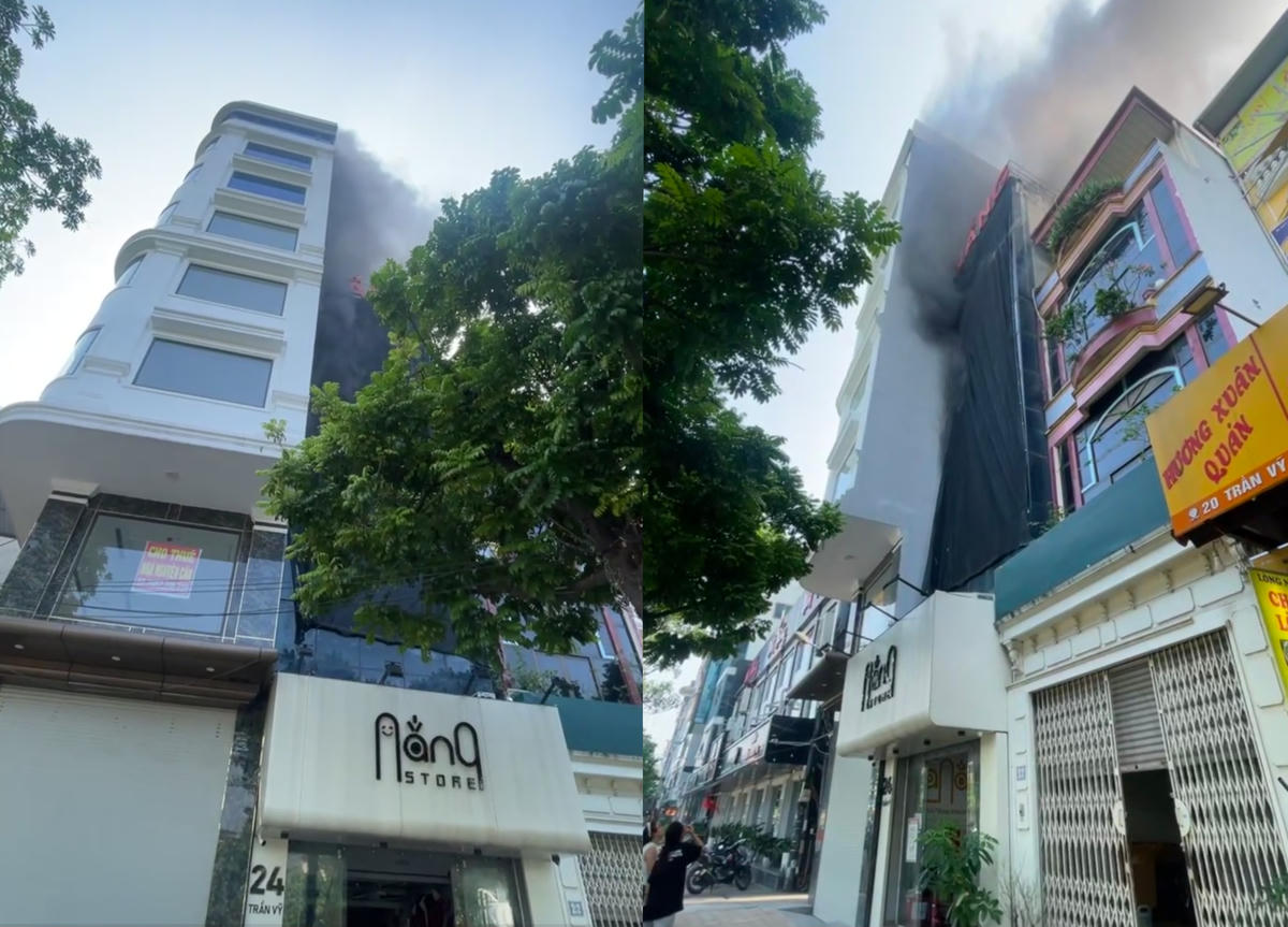 Hiện trường ngôi nhà xảy ra cháy.