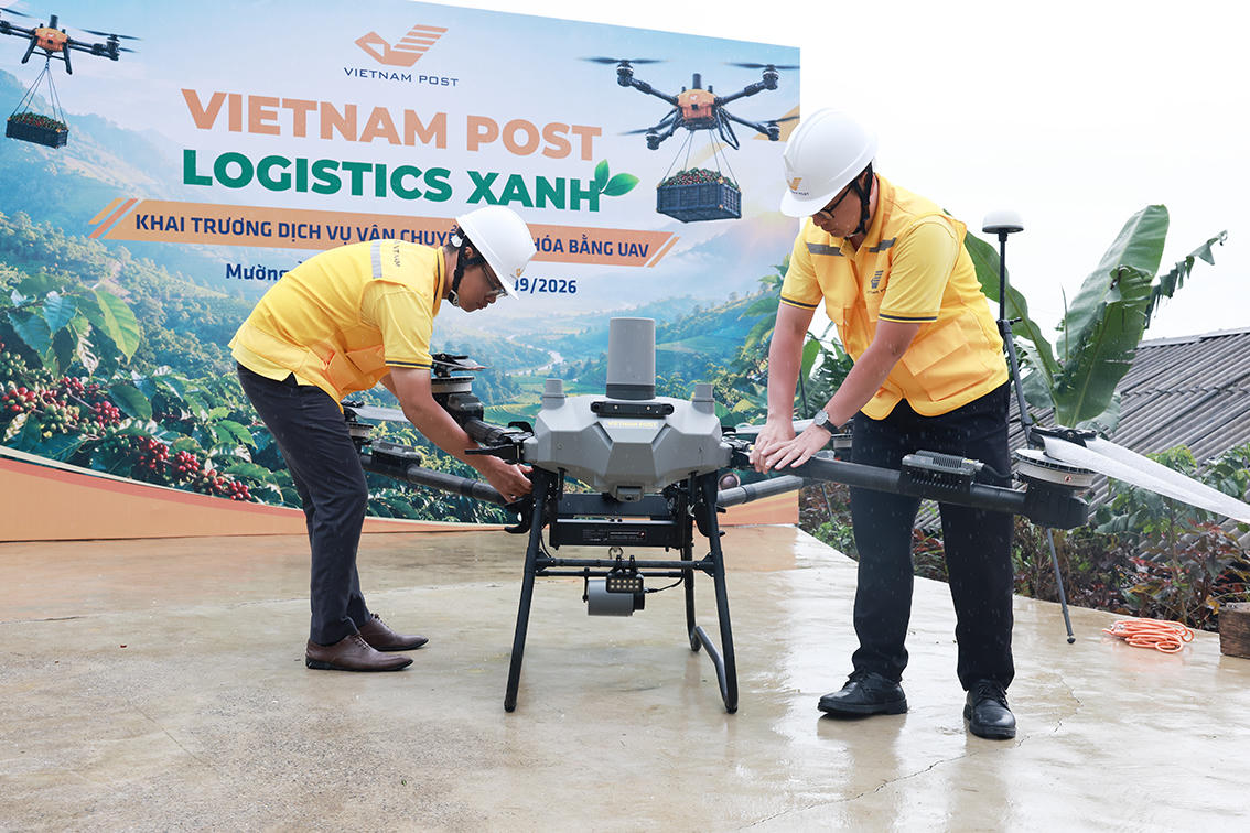 Thử nghiệm vận chuyển nông sản bằng UAV tại Điện Biên
