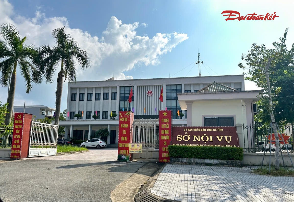 Trụ sở Sở Nội vụ Hà Tĩnh. Ảnh: Hạnh Nguyên.