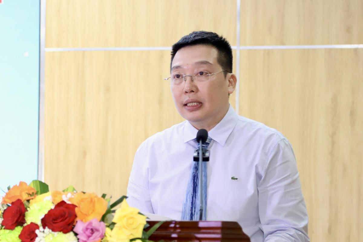Ông Nguyễn Anh Vũ, Tổng Biên tập Báo Văn hóa, Trưởng Ban Tổ chức phát biểu tại Lễ phát động. Ảnh: VH