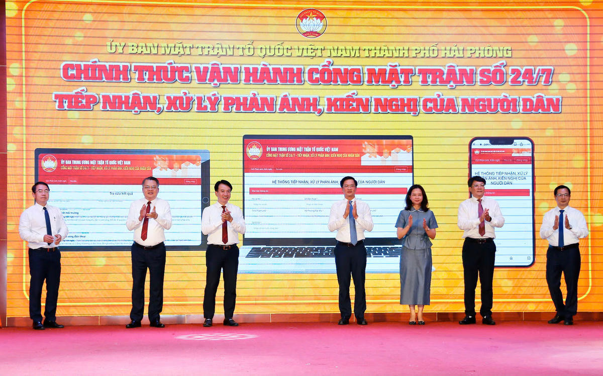 “Cầu nối số tin cậy” giữa người dân với Mặt trận Hải Phòng