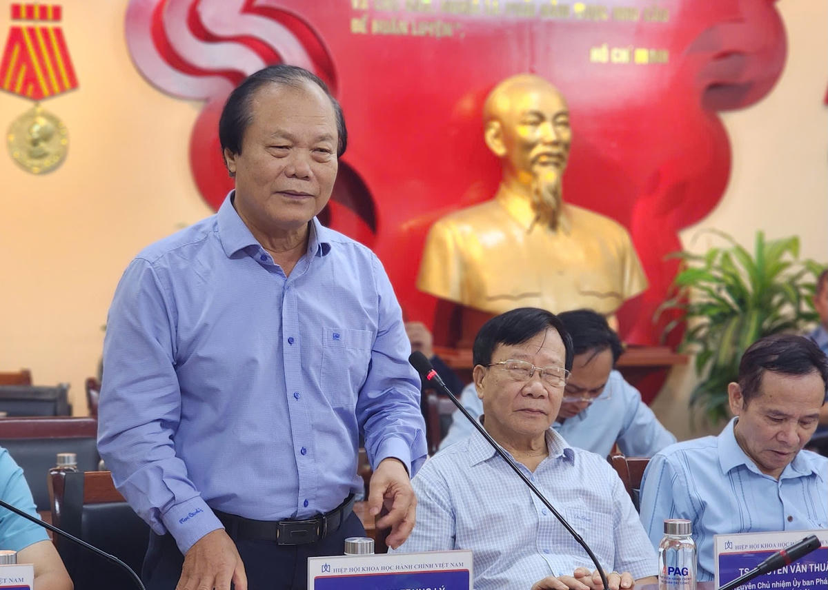 GS.TS Phan Trung Lý, nguyên Chủ nhiệm Ủy ban Pháp luật của Quốc hội phát biểu