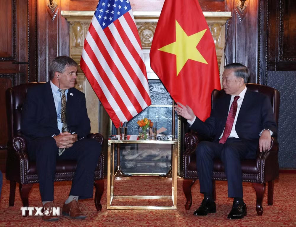 Tổng Bí thư, Chủ tịch nước Tô Lâm tiếp Quyền Giám đốc Cơ quan Thương mại và Phát triển Hoa Kỳ- Ảnh 2.