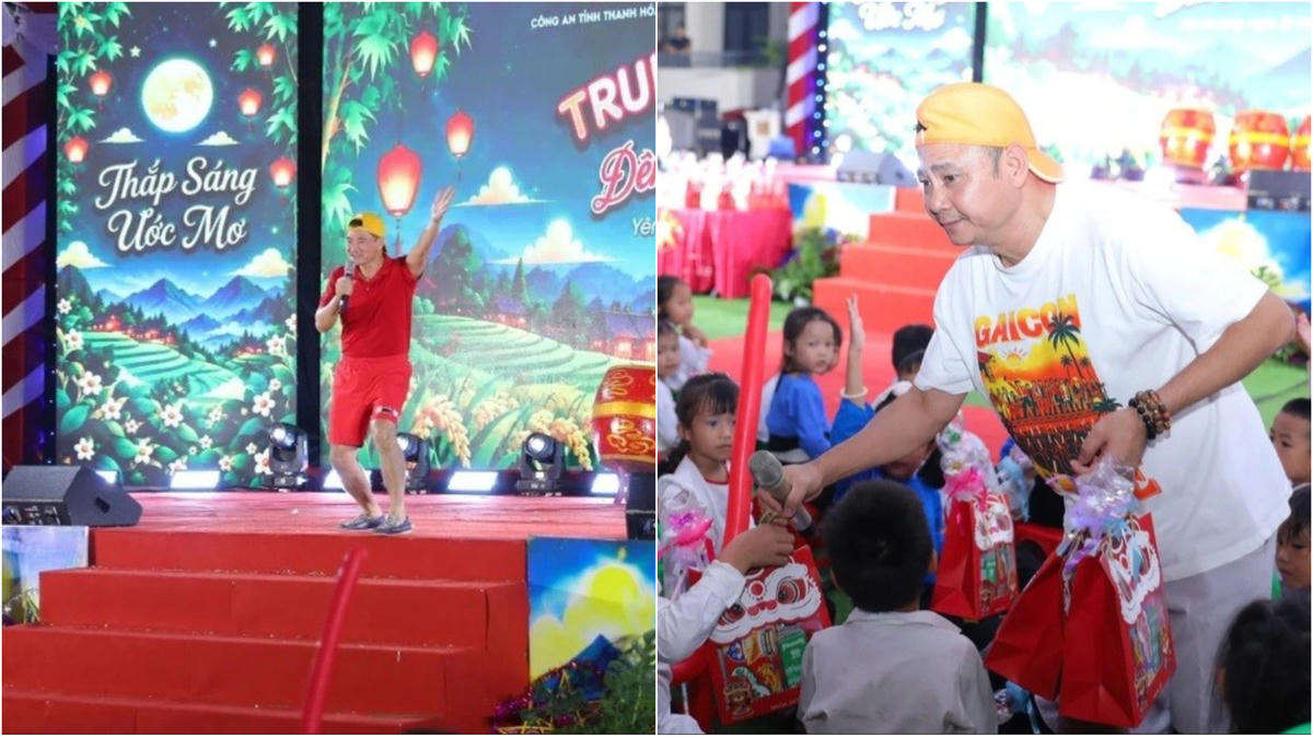 Chương trình có phần giao lưu của NSND Xuân Bắc và NSND Tự Long. Ảnh: Phong Sắc