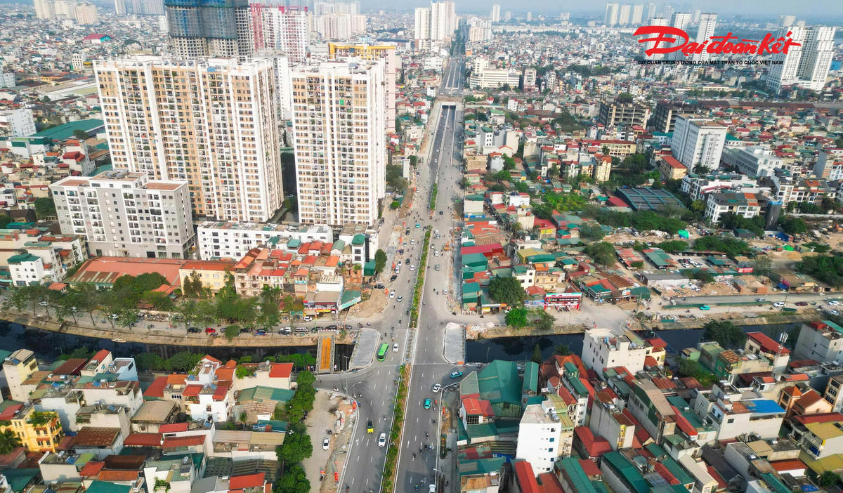 Hình ảnh tuyến đường vành đai 2,5 đoạn Đầm Hồng - Quốc lộ 1A.