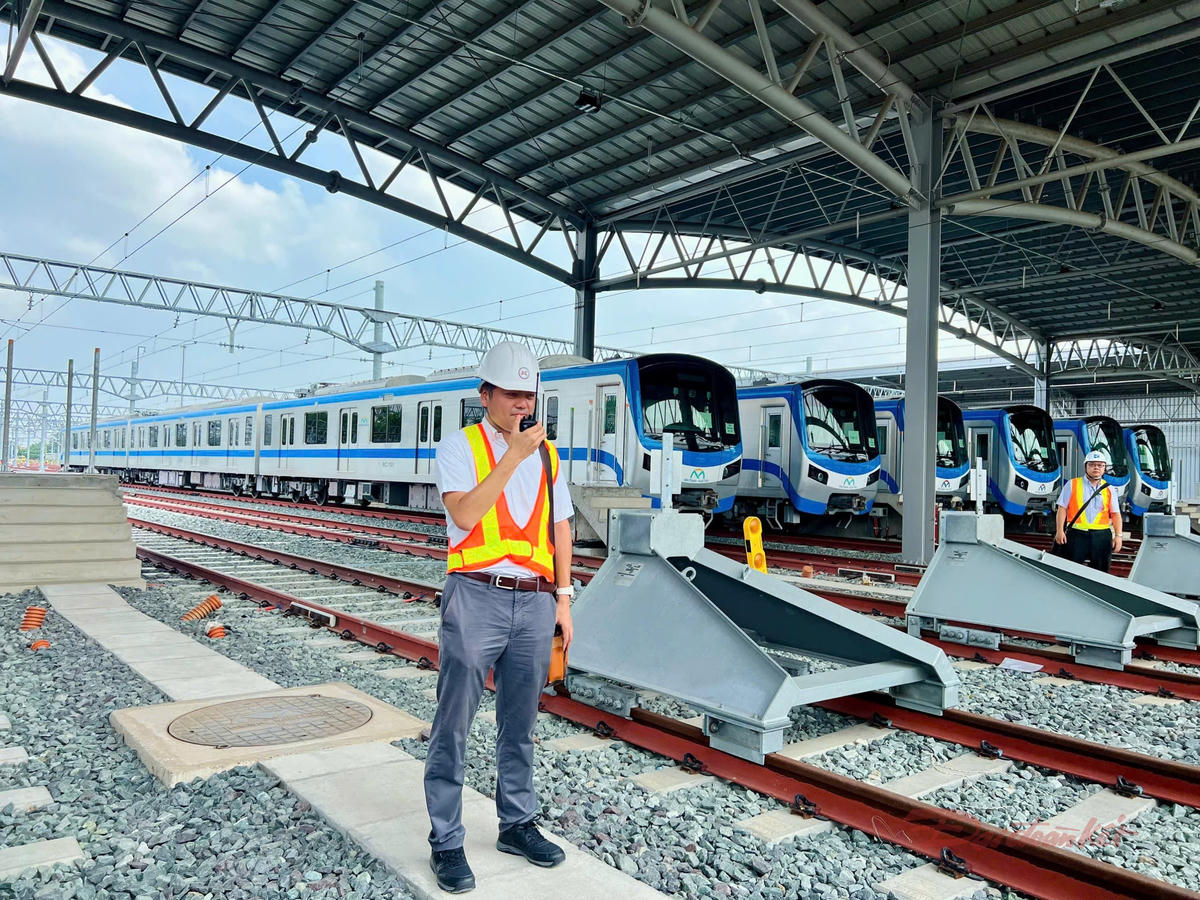 Tuyến Metro số 1, lộ trình Bến Thành - Suối Tiên đã được TPHCM đưa vào vận hành hiệu quả thời gian qua. Ảnh: H.Phúc.