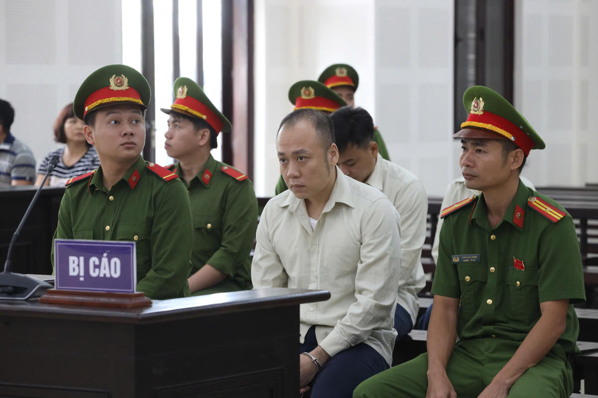 Bị cáo Nguyễn Quang Hoàng, Tổng Giám đốc GFDI. Ảnh: CĐ.