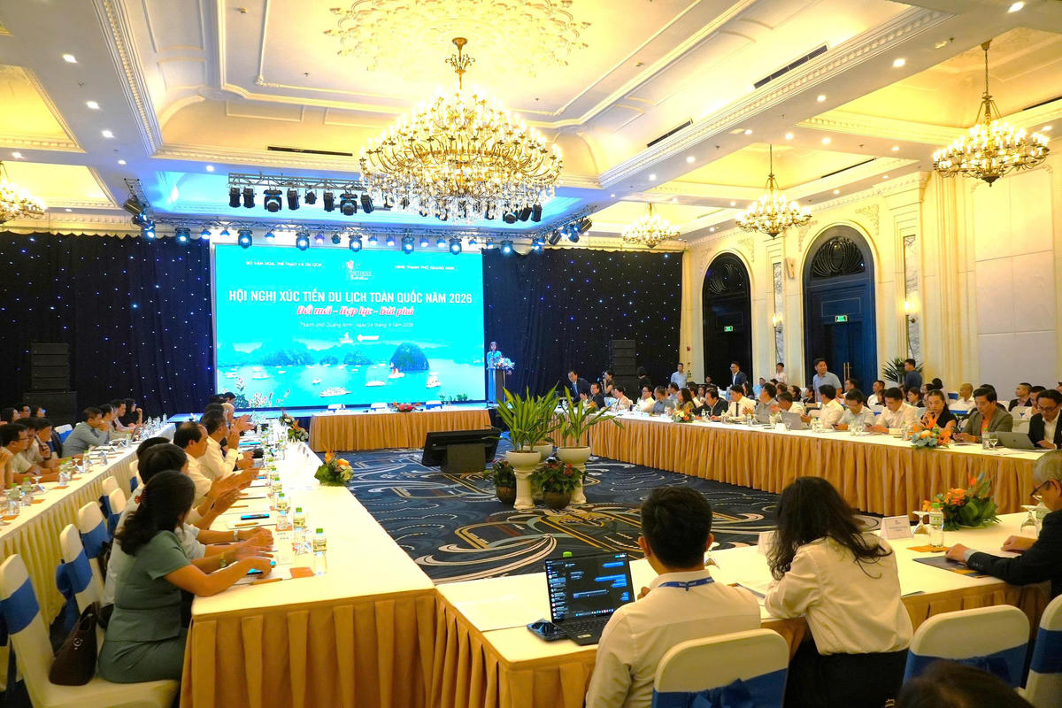 Quang cảnh Hội nghị Xúc tiến du lịch toàn quốc năm 2026.