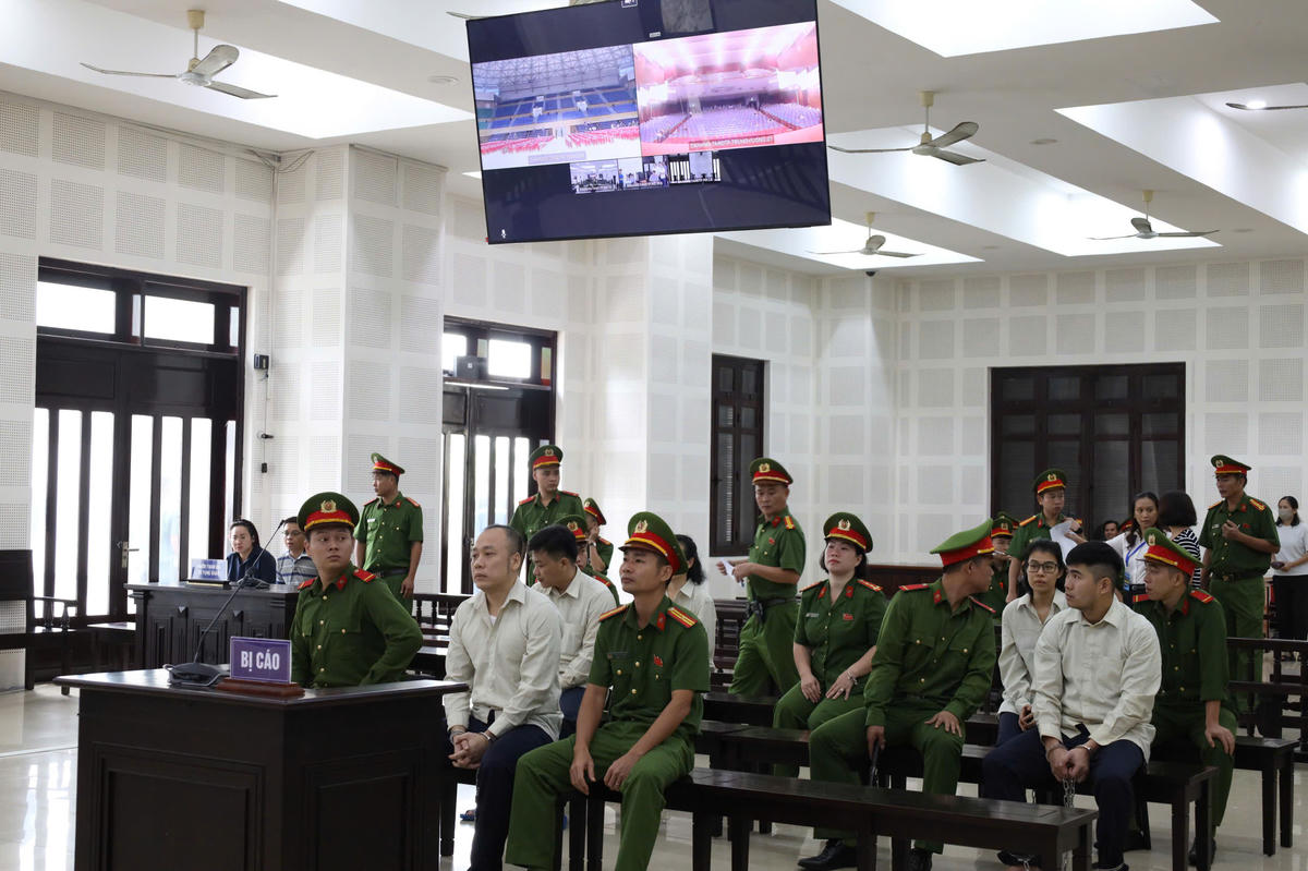 Một góc quang cảnh phiên xét xử. Ảnh: TT.