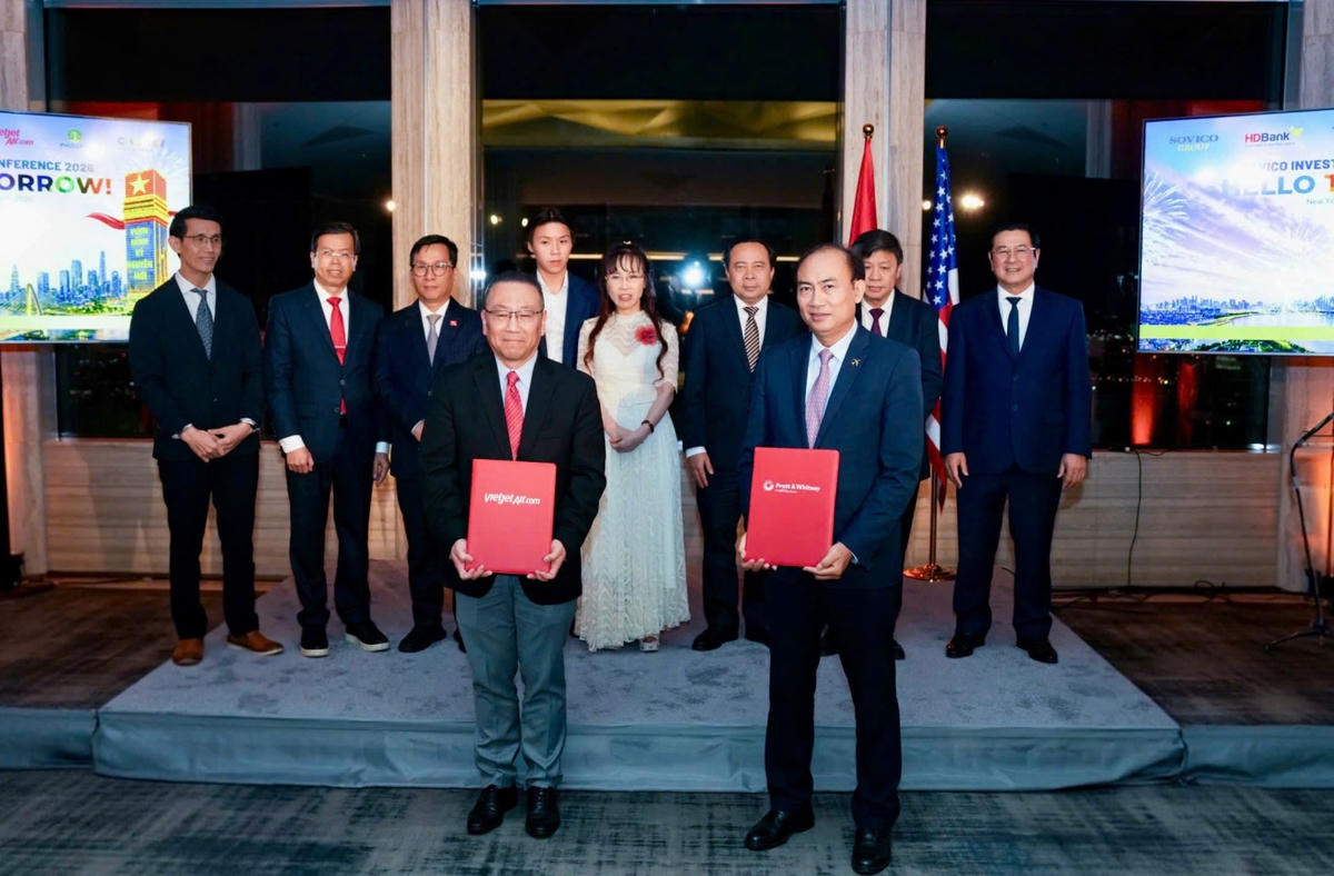 Vietjet và Pratt & Whitney trao hợp tác về phát triển năng lực MRO động cơ thế hệ mới tại Việt Nam.