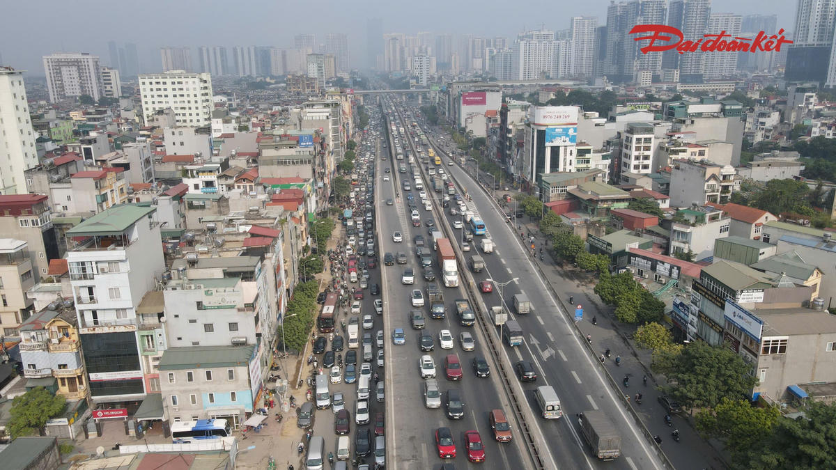 Hình ảnh tuyến đường Vành đai 3.