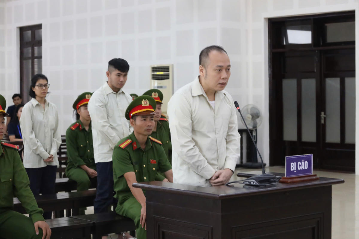 Bị cáo Nguyễn Quang Hoàng, Tổng Giám đốc GFDI tại TAND TP Đà Nẵng. Ảnh: TT.