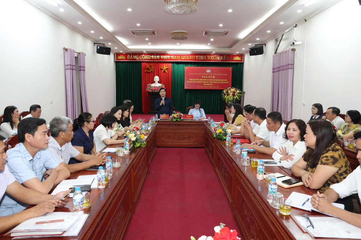 Toàn cảnh buổi tọa đàm. Ảnh: Đình Minh