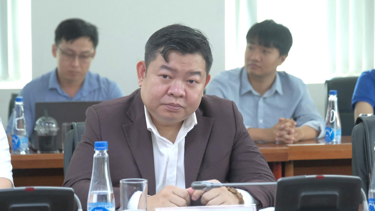 Ông Trương Gia Bảo - Phó Chủ tịch Liên chi hội Bất động sản Công nghiệp Việt Nam (VIREA) nói về thị trường bất động sản công nghiệp phía Nam. Ảnh: T.M