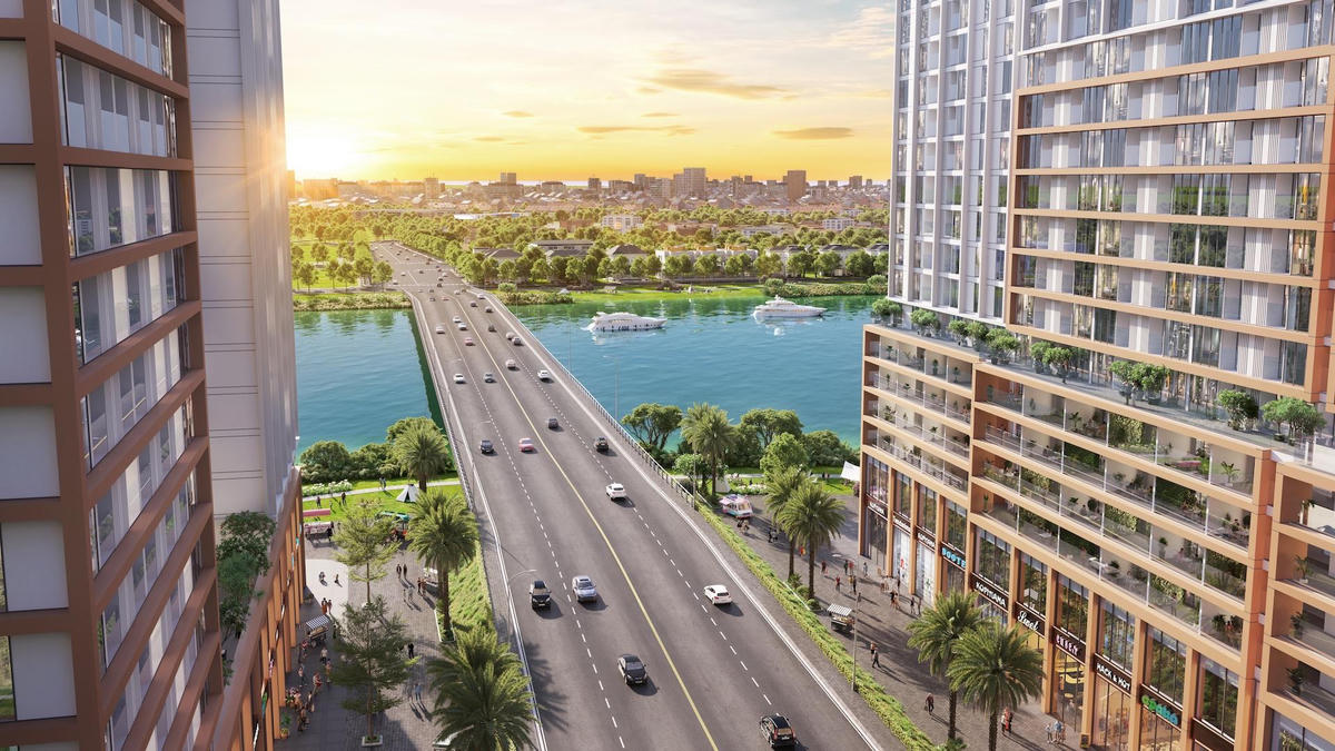 Nhờ vị trí đắc địa, shophouse khối đế Sun Group hưởng lợi kép khi đón trọn luồng
 khách vãng lai và cư dân nội khu.