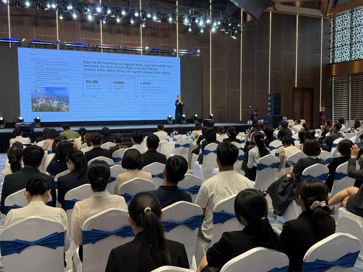 Hội thảo “Đà Nẵng và Nga – CIS: Dấu ấn đồng hành, kiến tạo tương lai”. Ảnh: Nguyễn Tú.