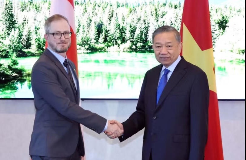 Tổng Bí thư, Chủ tịch nước Tô Lâm tiếp lãnh đạo Đảng Cộng sản Canada