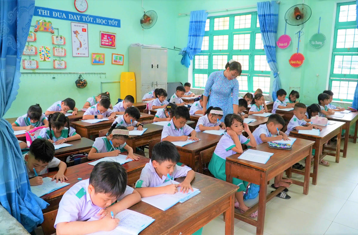Các trường học trên địa bàn TP Đà Nẵng dần ổn định sau sáp nhập. Ảnh: CĐ.
