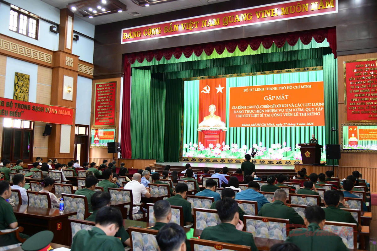 Quang cảnh buổi gặp mặt. Ảnh: Nguyễn Hùng.