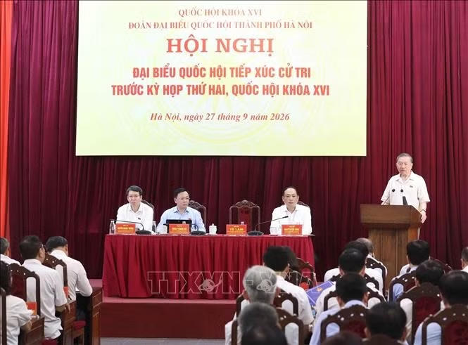 Tổng Bí thư, Chủ tịch nước Tô Lâm phát biểu. Ảnh: Thống Nhất/TTXVN