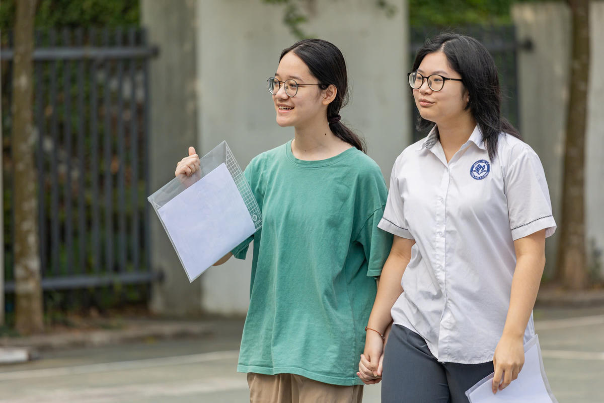 Thí sinh dự thi vào lớp 10 tại Hà Nội năm 2026. Ảnh: Lê Khánh