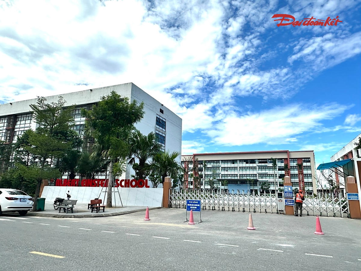 Trường Tiểu học, THCS & THPT Albert Eirnstein, nơi học sinh N.M.Q theo học. Ảnh: HN.
