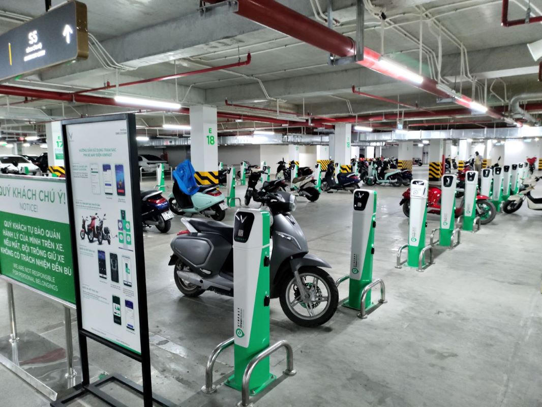 Đảm bảo an toàn khi sạc xe điện ở chung cư