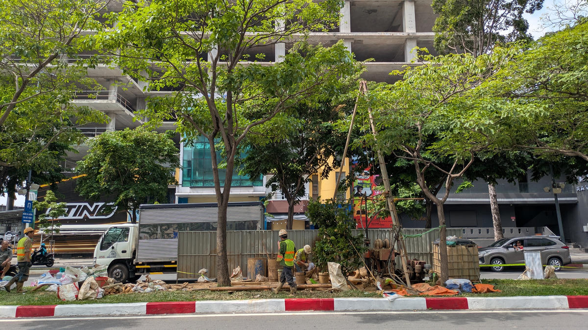 Tuyến metro Bến Thành-Thủ Thiêm đi ngầm với độ sâu từ 30-40 mét so với mặt đất nên việc khoan địa chất là rất quan trọng. Ảnh: Đ.Xá.
