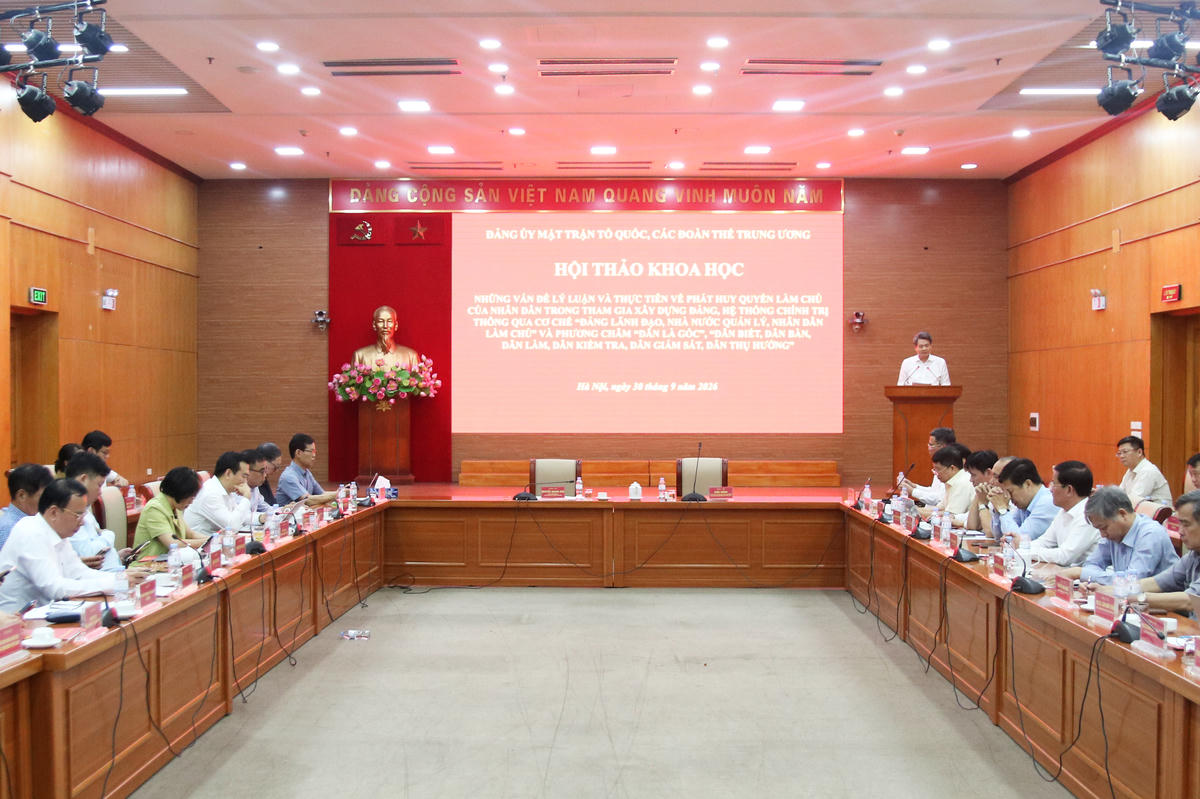 Quang cảnh Hội thảo.