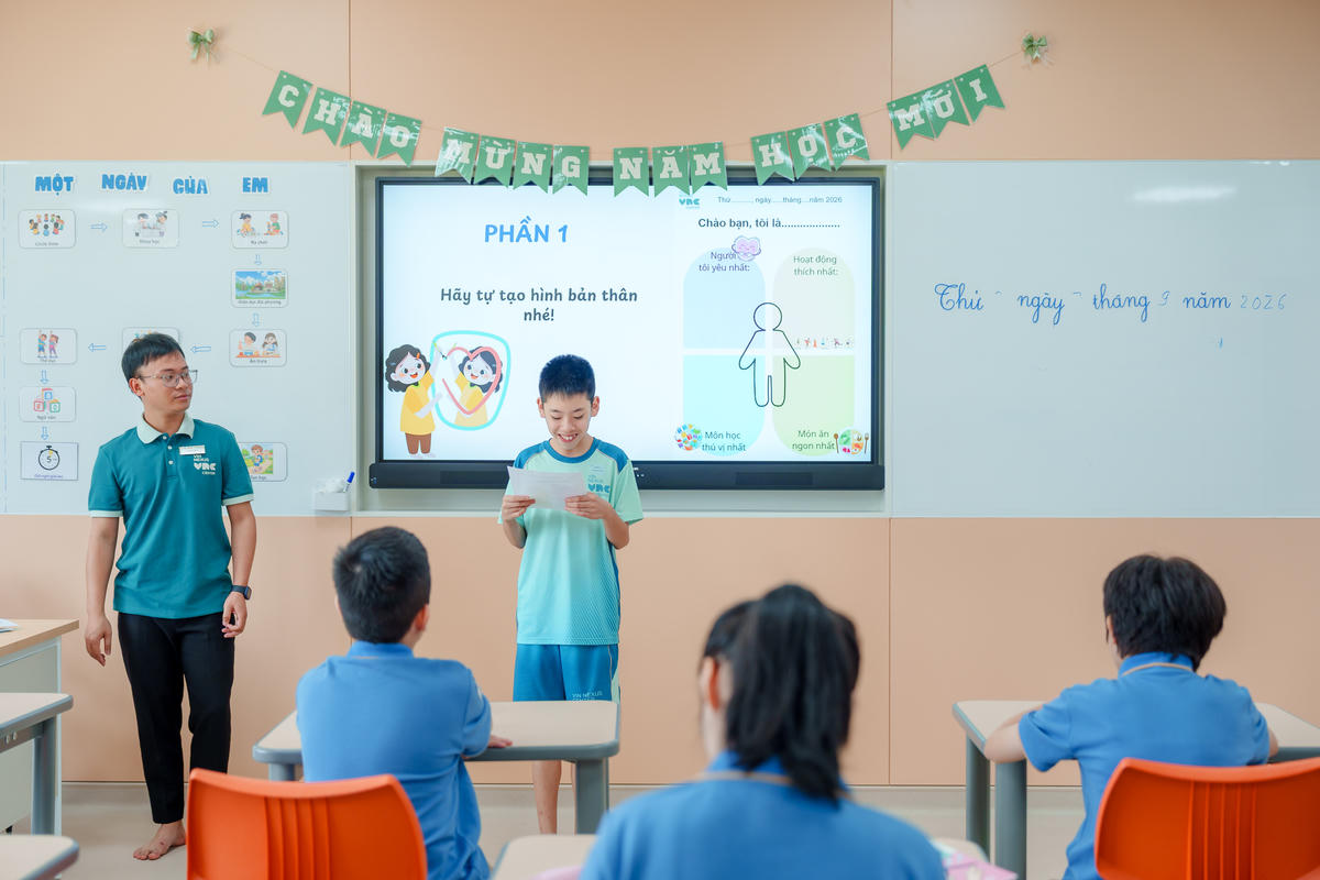 Vin Nexus Center: Trường học hạnh phúc hình trái tim và những gam màu rất “lạ”